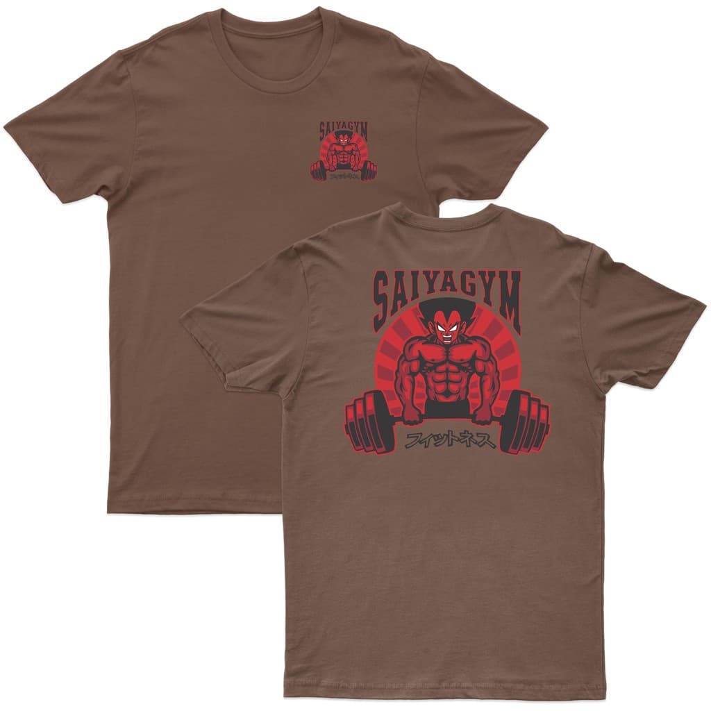 Camiseta Academia Treino Humor Meme Geek Nerd Dragon Ball  Saiyagym Vegeta GYM Camisa 30.1 Algodão Moda Treino Lifting