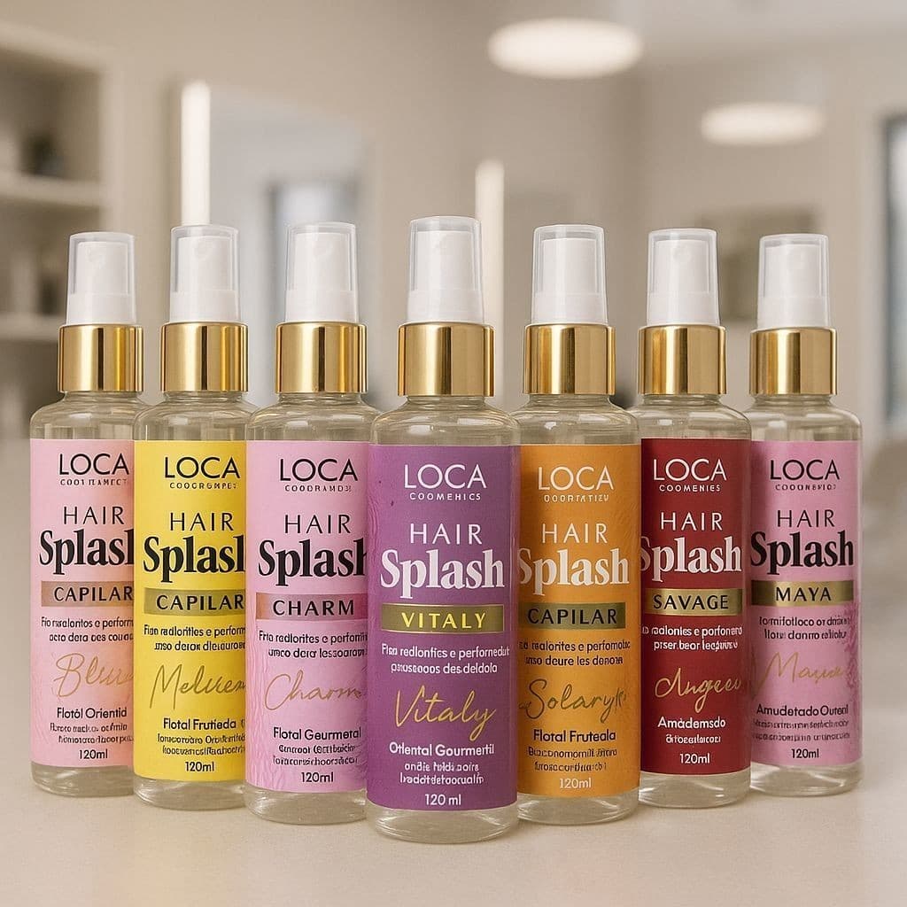 Hair Splash Loca Cosméticos 120ml | Perfume Capilar Floral Frutado, Fios Radiantes e Perfumados
