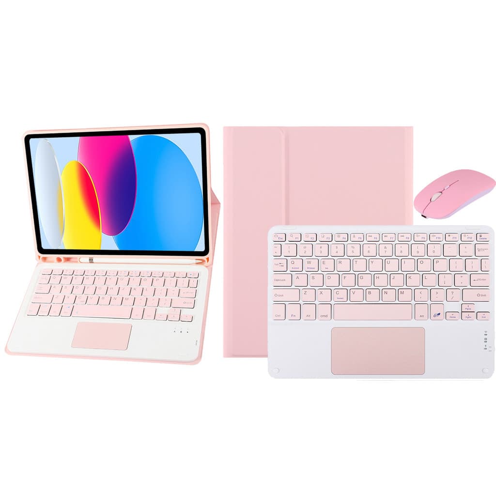 Capa com Teclado Touch e Mouse Para ipad air4 10,9 polegadas ou ipad air5 10,9 polegadas