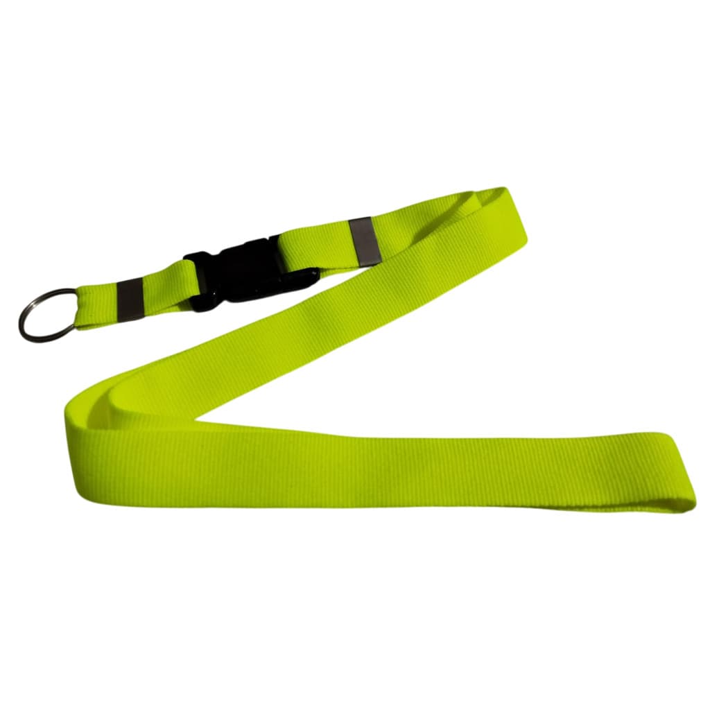 Kit 2 Cordão de Pescoço Chave de Moto Amarelo Neon Para Chave Chaveiro e Crachá Eventos Engate Saque Rápido Motoboy