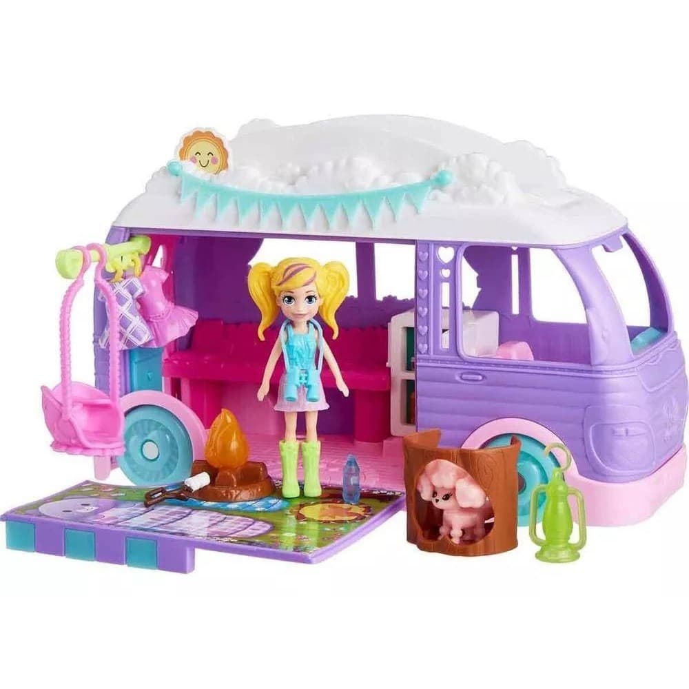Polly Pocket Van De Acampamento Glamourosa Mattel Jcc32