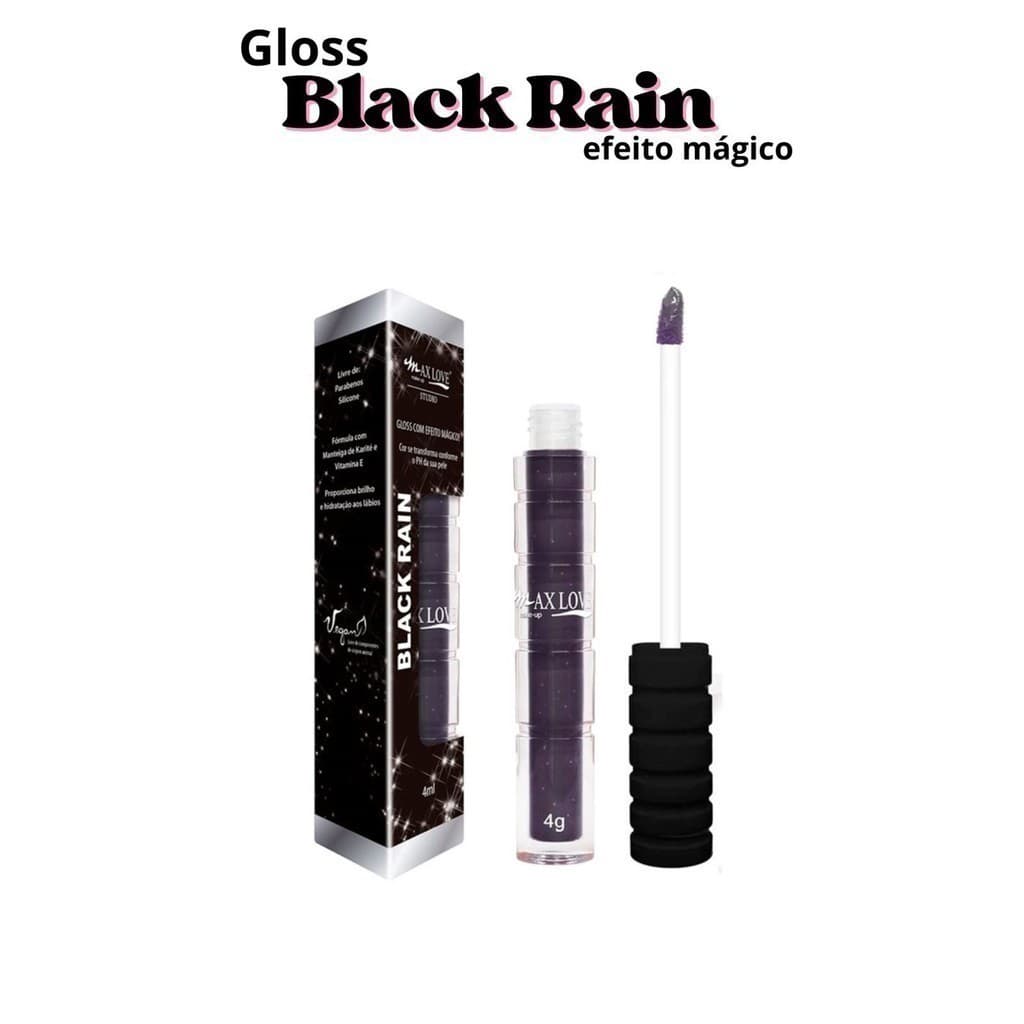 Gloss Black Rain Efeito mágico Max Love