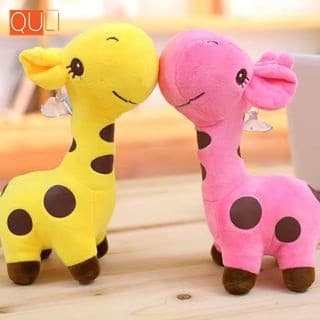 Brinquedo de Girafa de Pelúcia, Boneca de Pelúcia Animal Doce, Presente de Aniversário para Bebês, Brinquedo Infantil pa