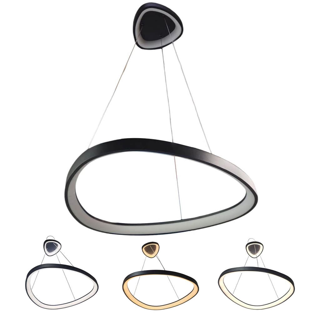 Lustre Luminaria Pendente 3 Em 1 Decoraçao Teto Sala Estar Quarto Iluminaçao Teto Loja Comercio Casa Enfeite Residencial