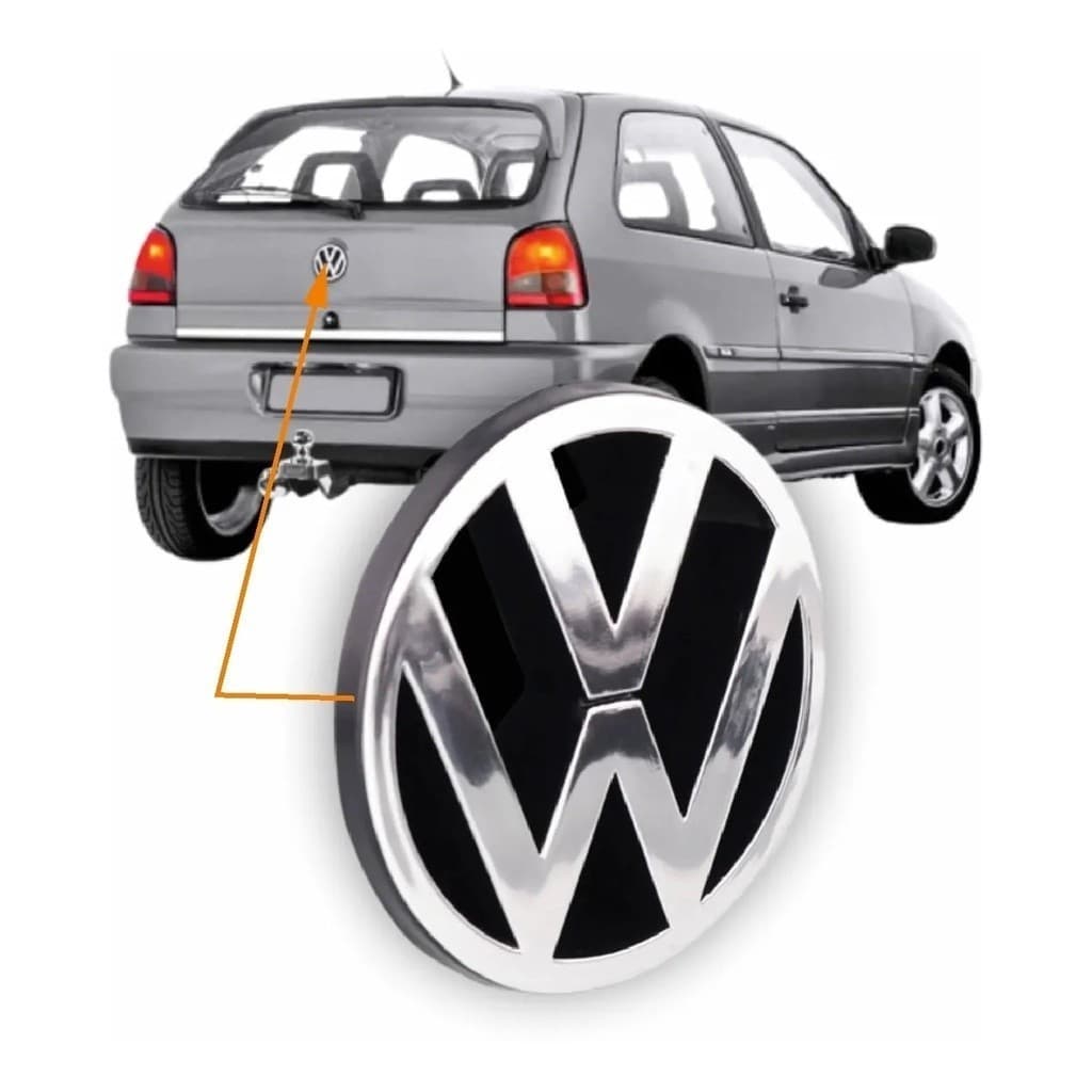 Emblema Traseiro Porta Malas Logo Vw Gol G2 Bola 95 96 97 98 99