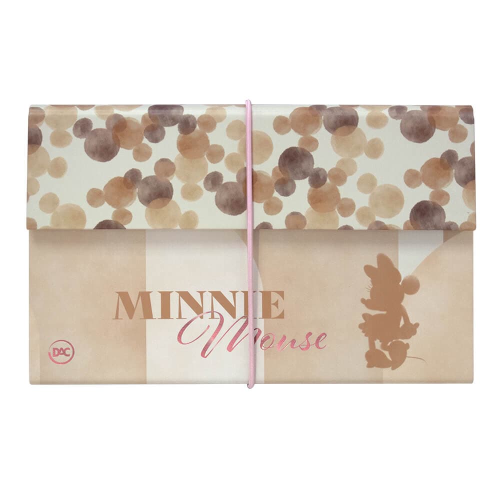 Pasta Sanfonada Minnie Mouse Disney Pequena C/6 Divisórias