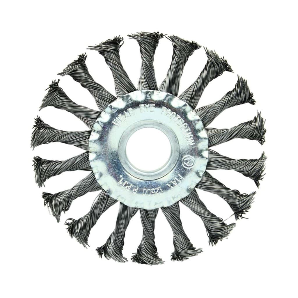 Escova Rotativa Circular Aço Trançado 4,5x1/2 Lotus Plus 2562