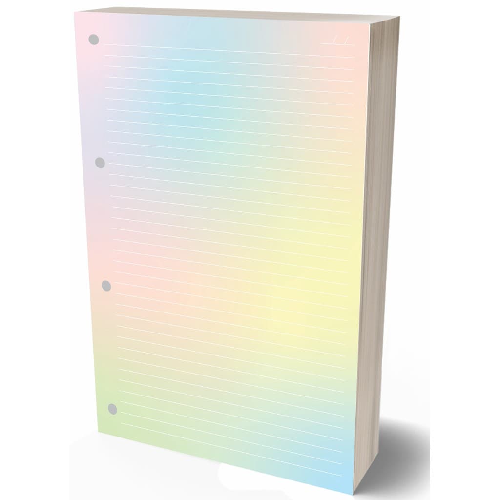Refil Argolado 90g 80 Folhas Colorido Caderno Fichario