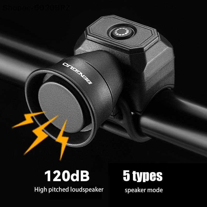 [THEBR] Buzina De Carregamento USB Para Bicicleta Elétrica Anel De Segurança De Aviso Mountain Bike Acessórios De Ciclis