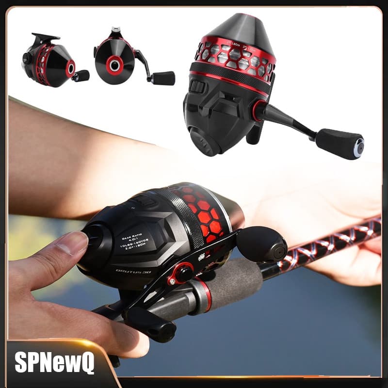Teben Brutus Carretel De Pesca 4.0 : Relação Da Engrenagem Trag Spincast spincast pesca molinete pescari