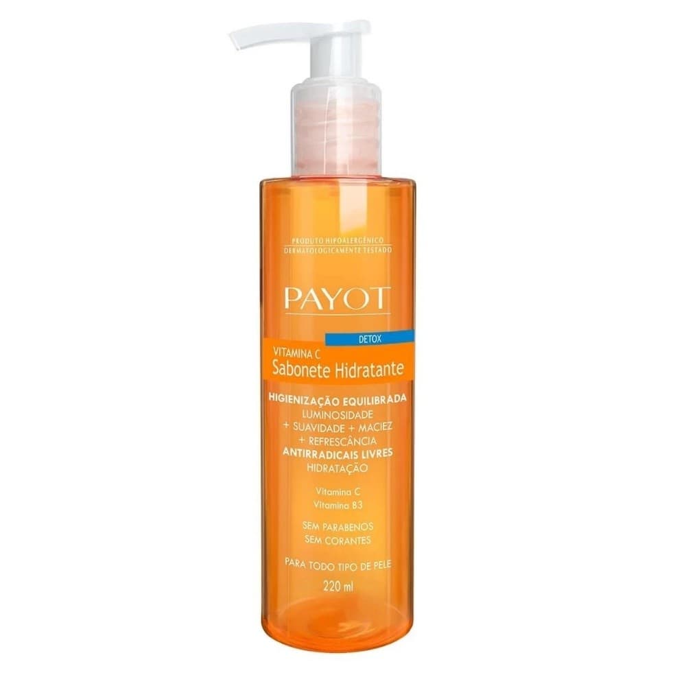 Sabonete Liquido Facial Detox Vitamina C Payot 220ml