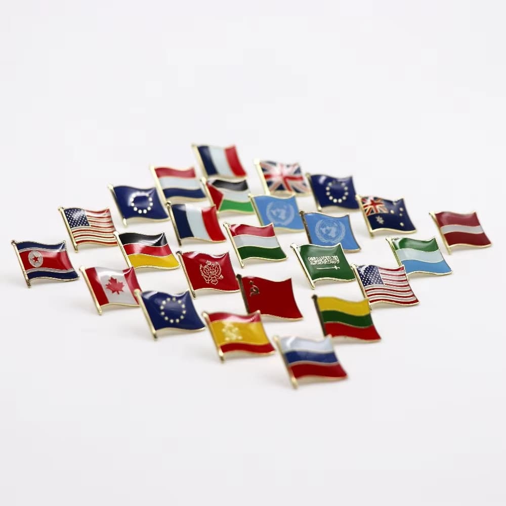 As Bandeiras Dos Vários Países Ao Redor Do Mundo , Incluindo Os Estados Unidos , Brasil , Argentina , Broches , Alfinete