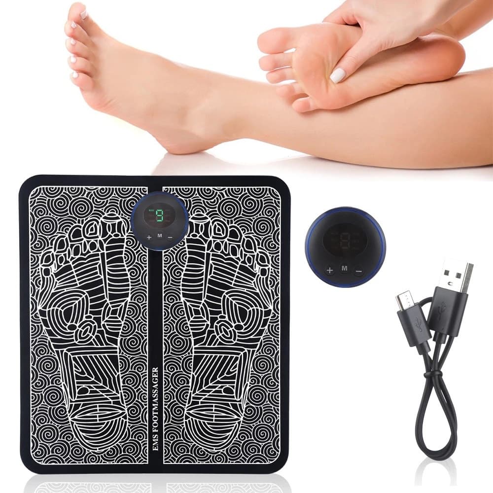 Massageador Pé Perna Elétrico Tapete Pulso Pronta Entrega