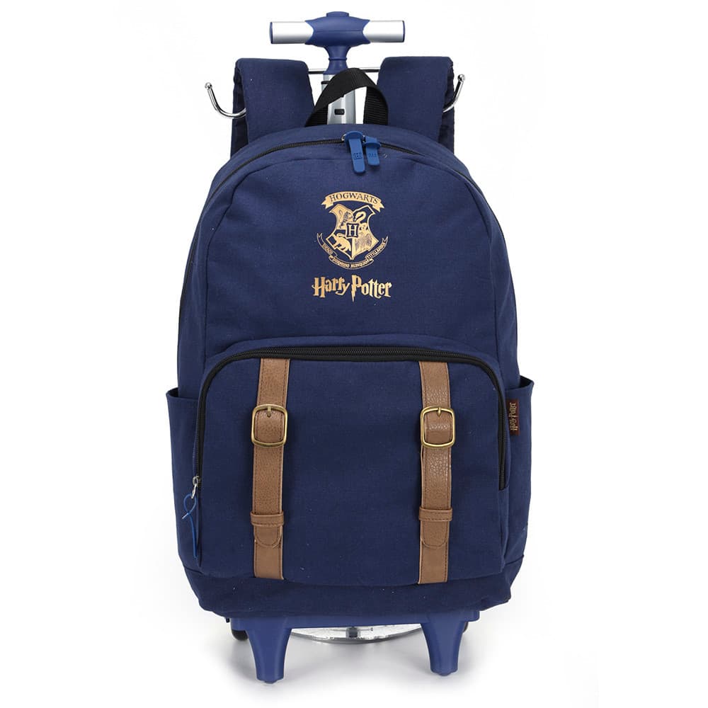 Mochila De Rodinhas Escolar Harry Potter Hogwarts Luxcel