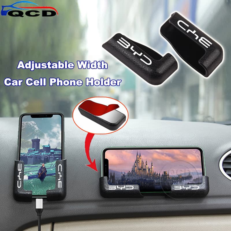 BYD Suporte Para Telefone Adesivo Painel De Carro Autoadesivo GPS Dolphin Mini Song Pro Plus Seagull Seal King M6 Yuan H