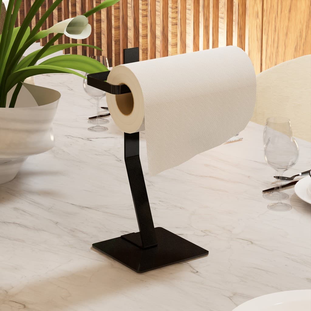 Suporte Porta Rolo Papel Toalha Mesa Cozinha Luxo