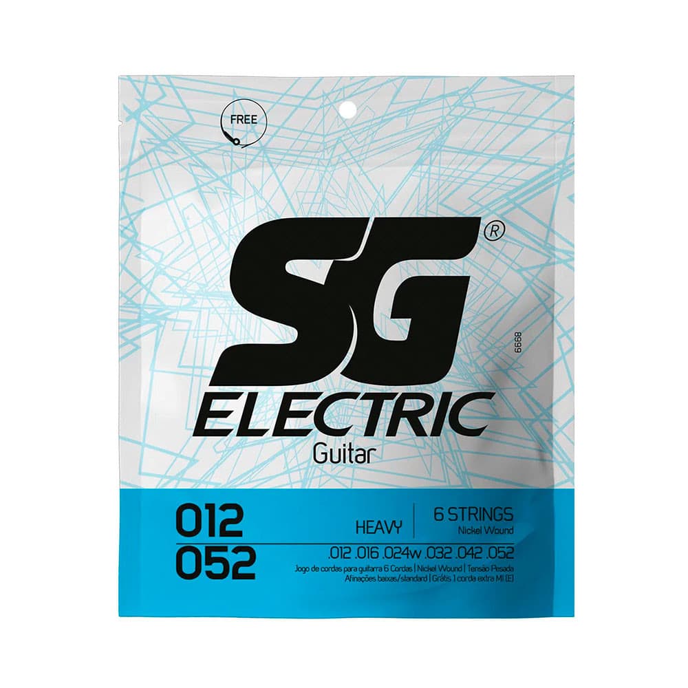 Encordoamento P/ Guitarra SG Electric Níquel 12/52 - EC0462