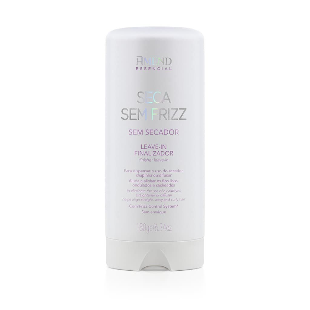Amend Essencial Leave-in Finalizador Seca Sem Frizz Para Todos Os Tipos de Cabelo 180g