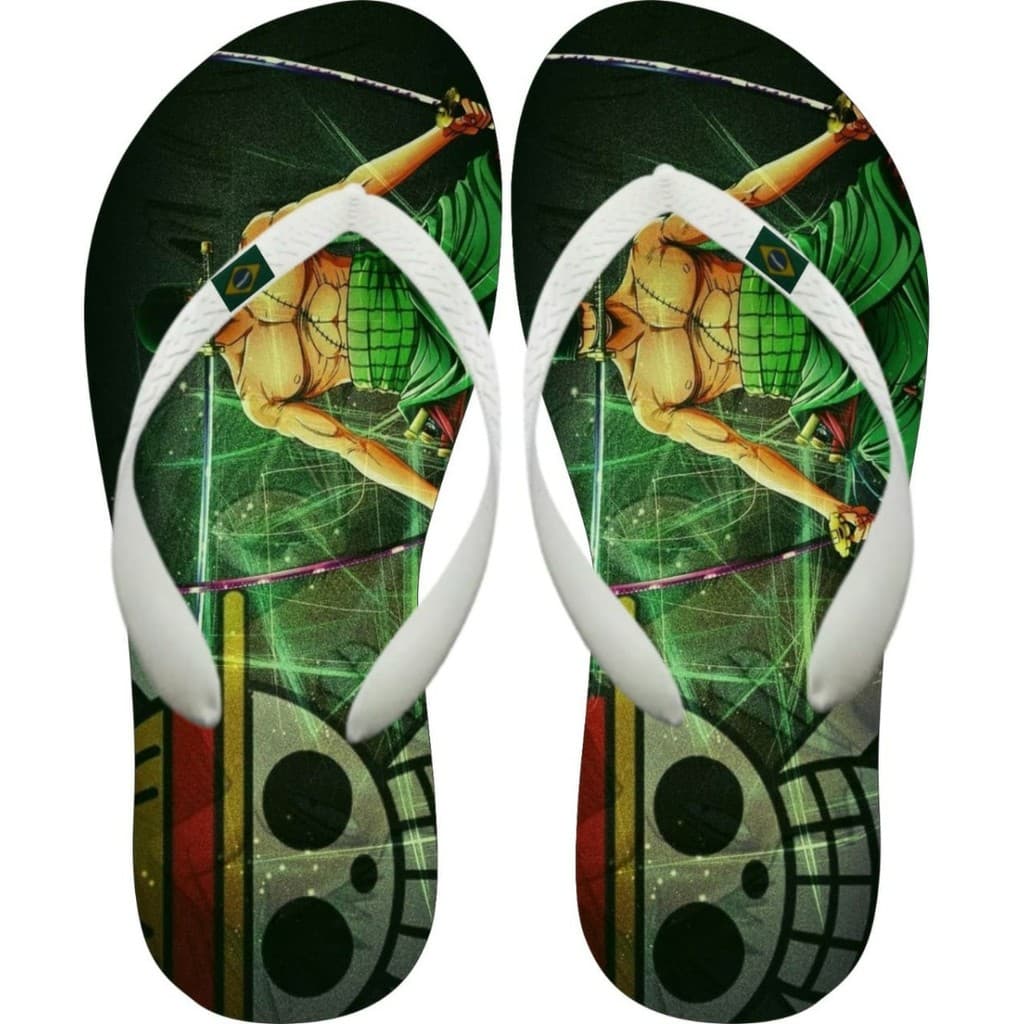 Chinelo Do Zoro De One Pice Adulto E Infantil
