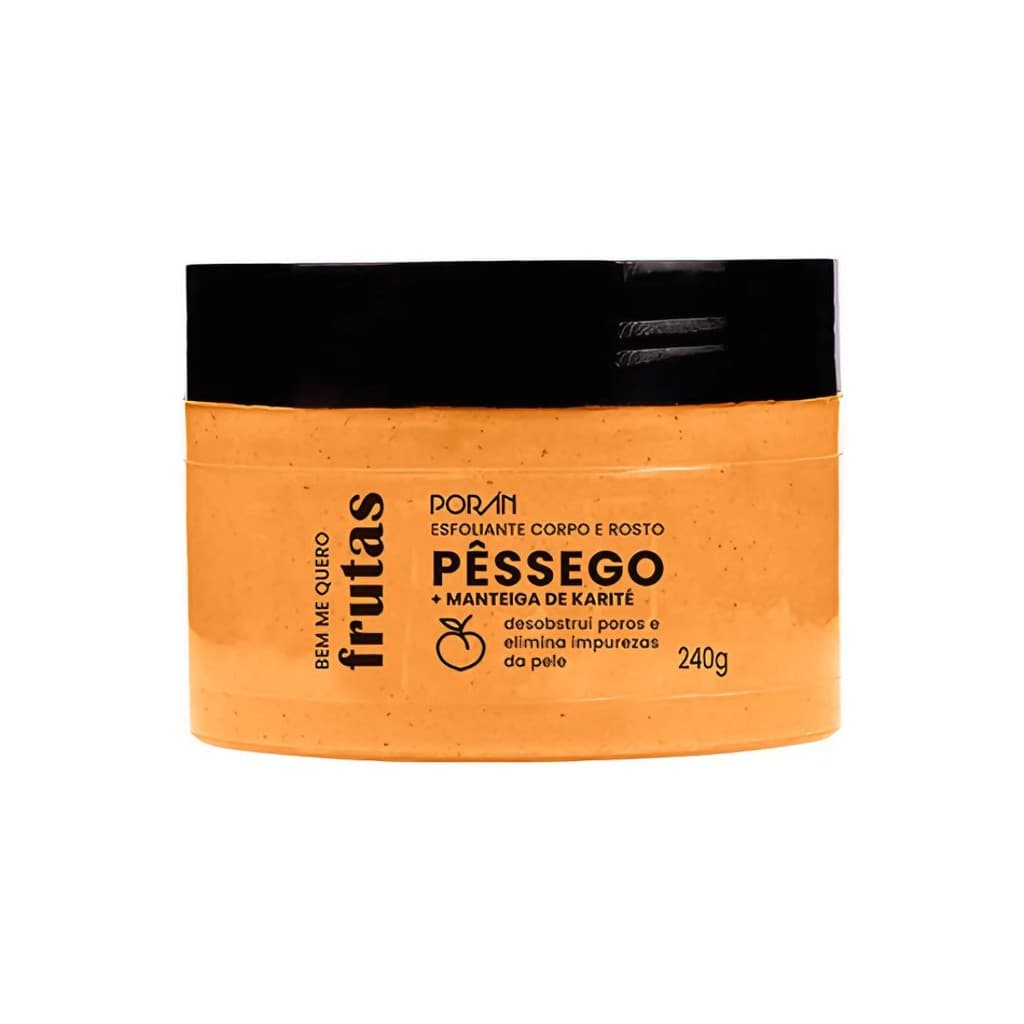 Esfoliante Corporal e Facial Póran Bem Me Quero Pele Limpa Renovada e Cheirosa