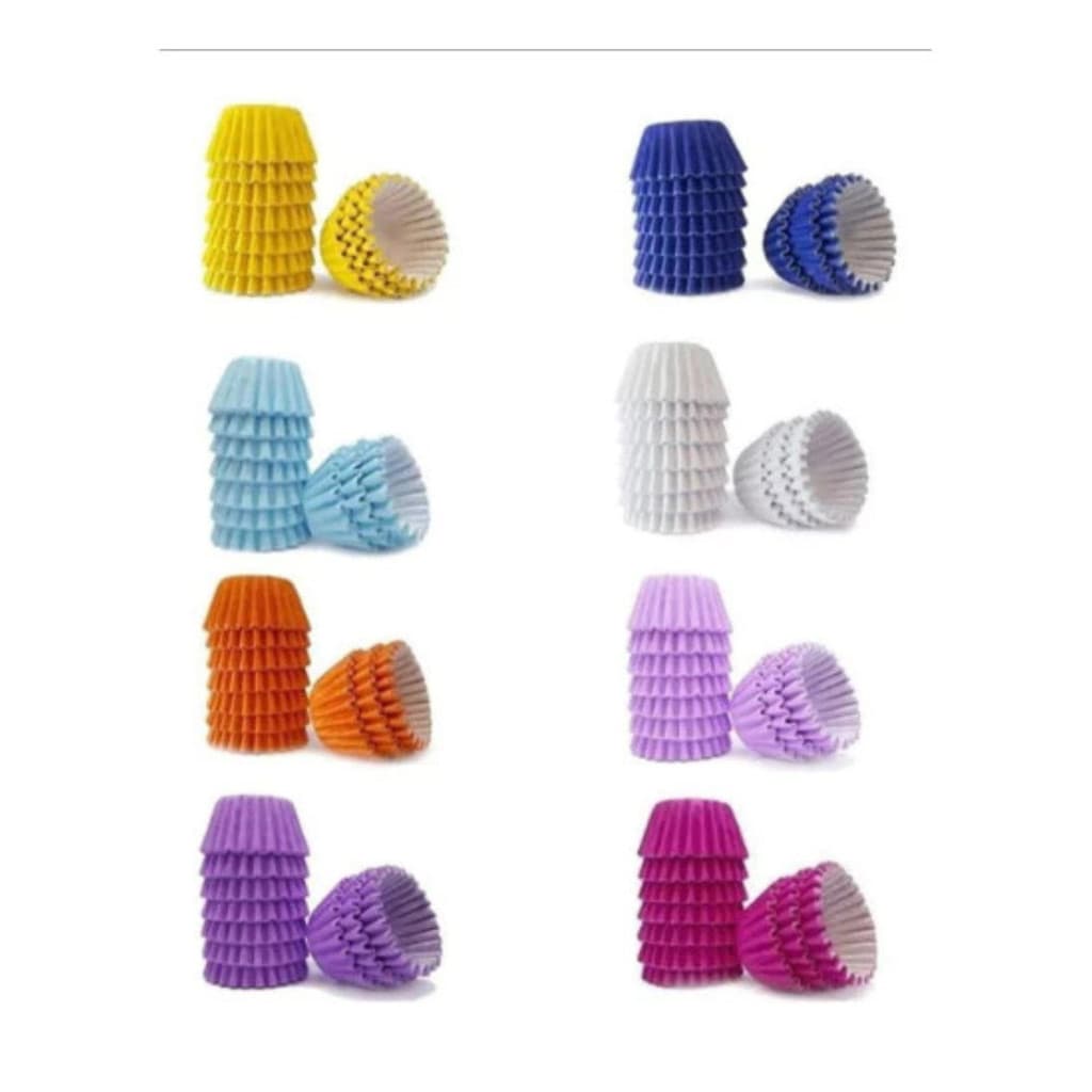 Forminha Descartavel Para Docinho Brigadeiro N° 6 com 200 unidades Festa e Eventos Cores Sortidas