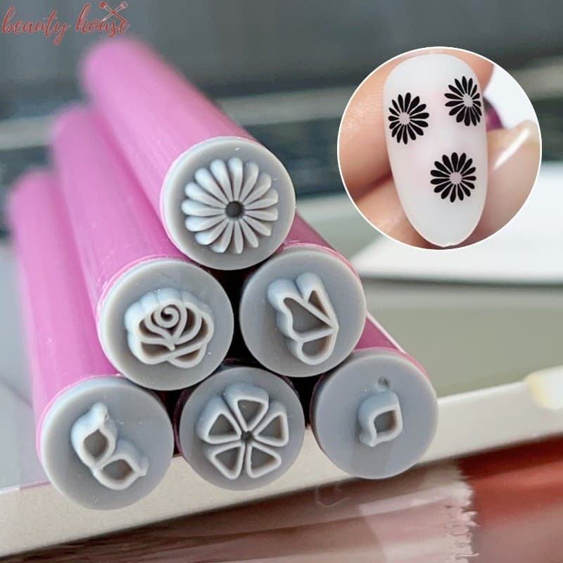 onjunto De Canetas Para Carimbo De Nail Art-Ferramenta Caneta Desenho De Graffiti De Unhas-Padrão De Borboleta Flora
