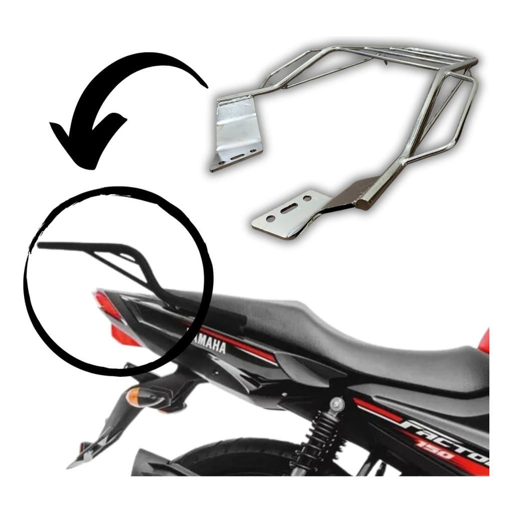 Bagageiro Suporte Com Alça  Maciço Factor 150 125 2016 2022 Segurança Ideal