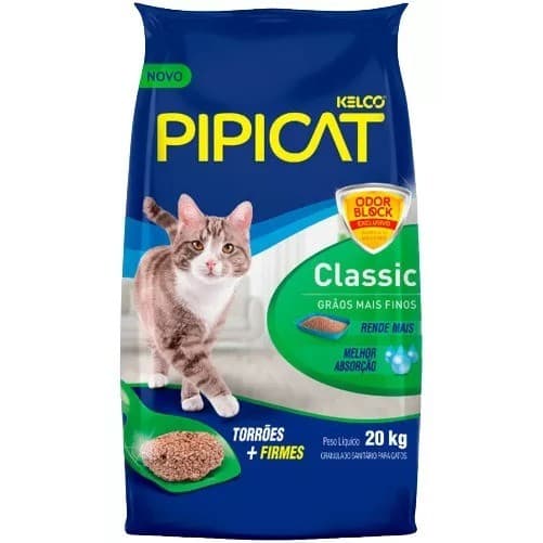 AREIA PIPICAT CLASSIC GATOS 20KG