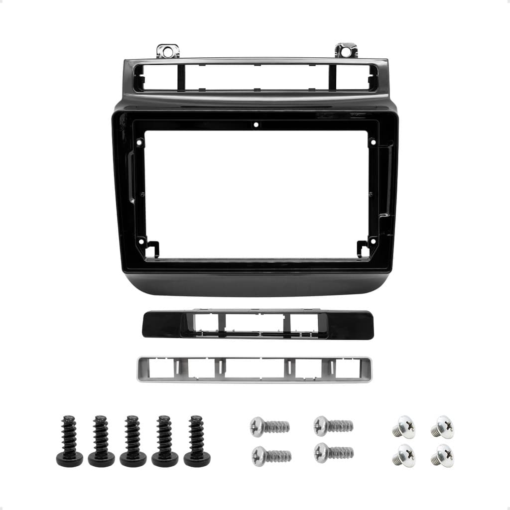 Moldura 2 Din 9 Pol Volkswagen Touareg 2011 À 2017 Black