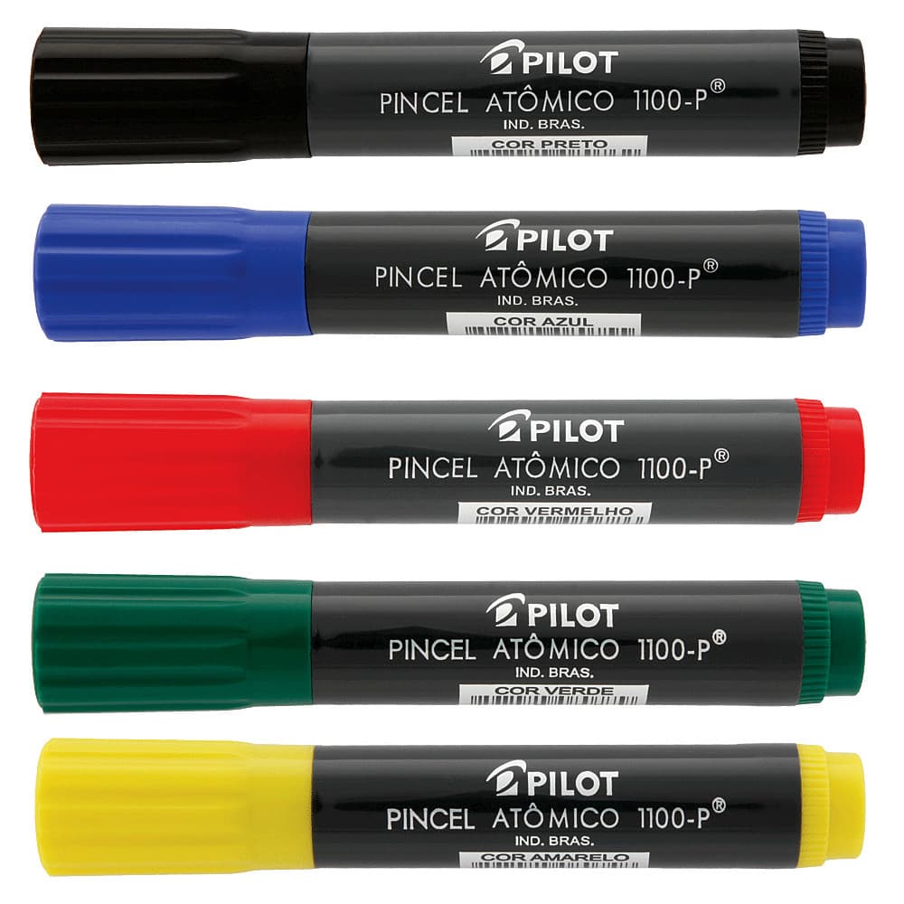 Kit Pincel Atômico Pilot 1100-P 5 Cores