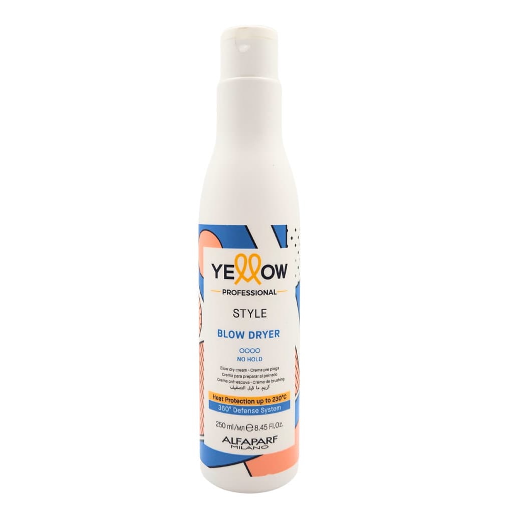 Spray Yellow Style Blow Dryer 250ml - Proteção Térmica - Auxilio Pré Escova - Secagem Rápida