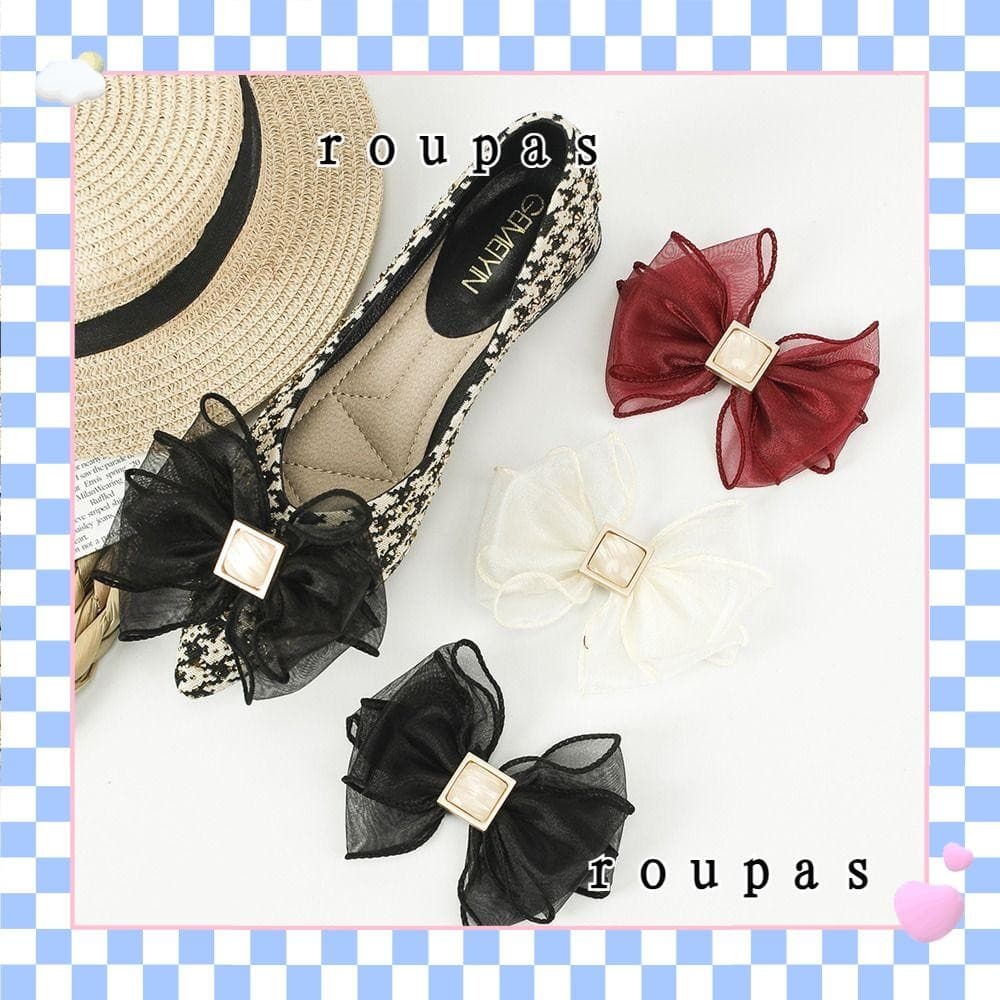 Acessórios De Fivela De Sapatos ROUPAS , Decorações Brilhantes Com Laço , Materiais Para De Arco , Salto Alto