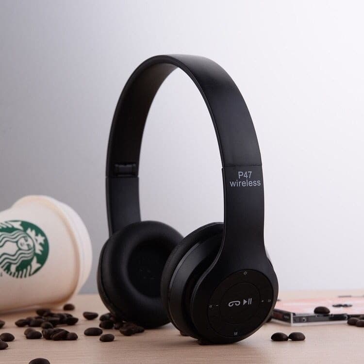 Fone P47 Headphone Sem Fio Estéreo Redução de Ruídos Bluetooth 5.0 Universal Su