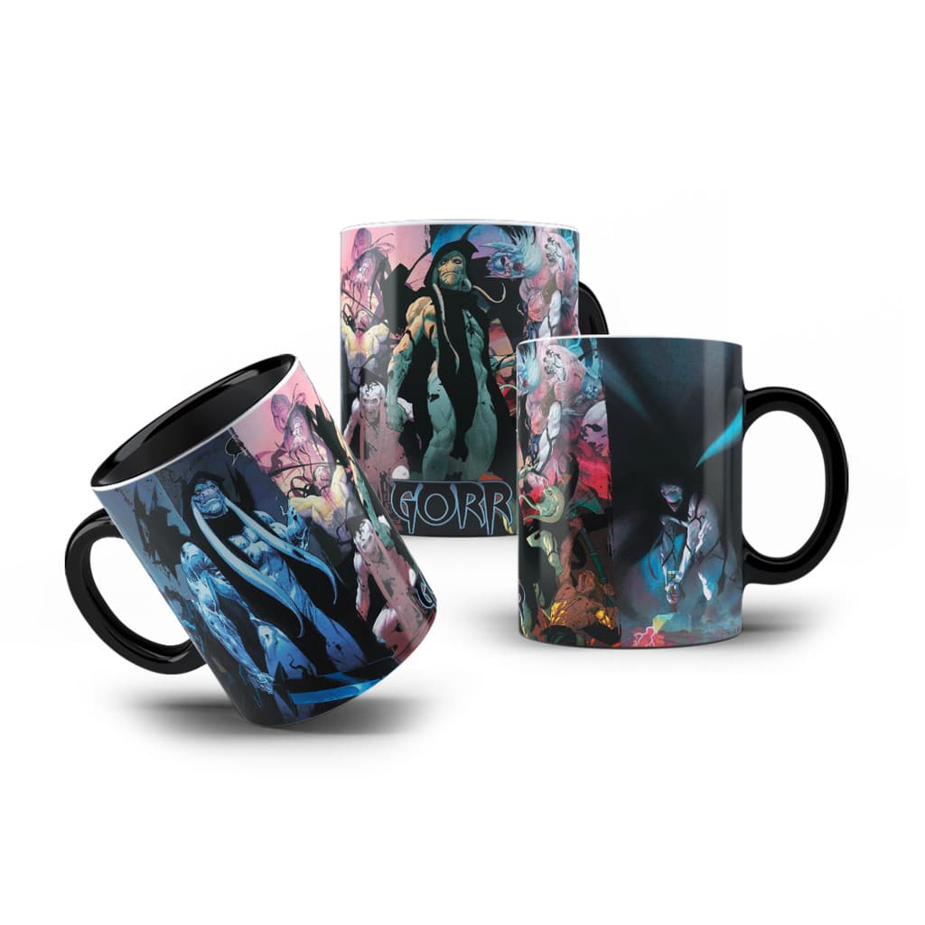 Caneca Porcelana Coleção Super Vilão Gorr Quadrinhos 325mL