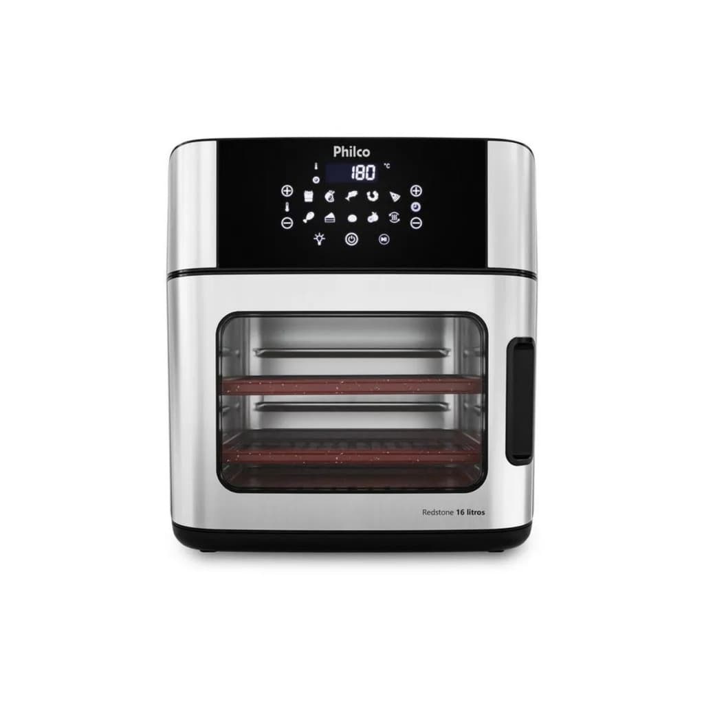 Fritadeira Elétrica Air Fryer Philco 16L Forno 4 em 1 Painel Digital Cozinha