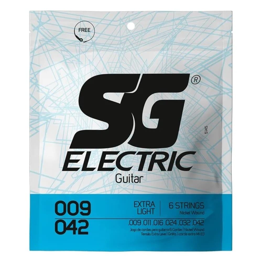 ENCORDOAMENTO SG P/GUITARRA 009 NIQUEL 0.009 - 0.042