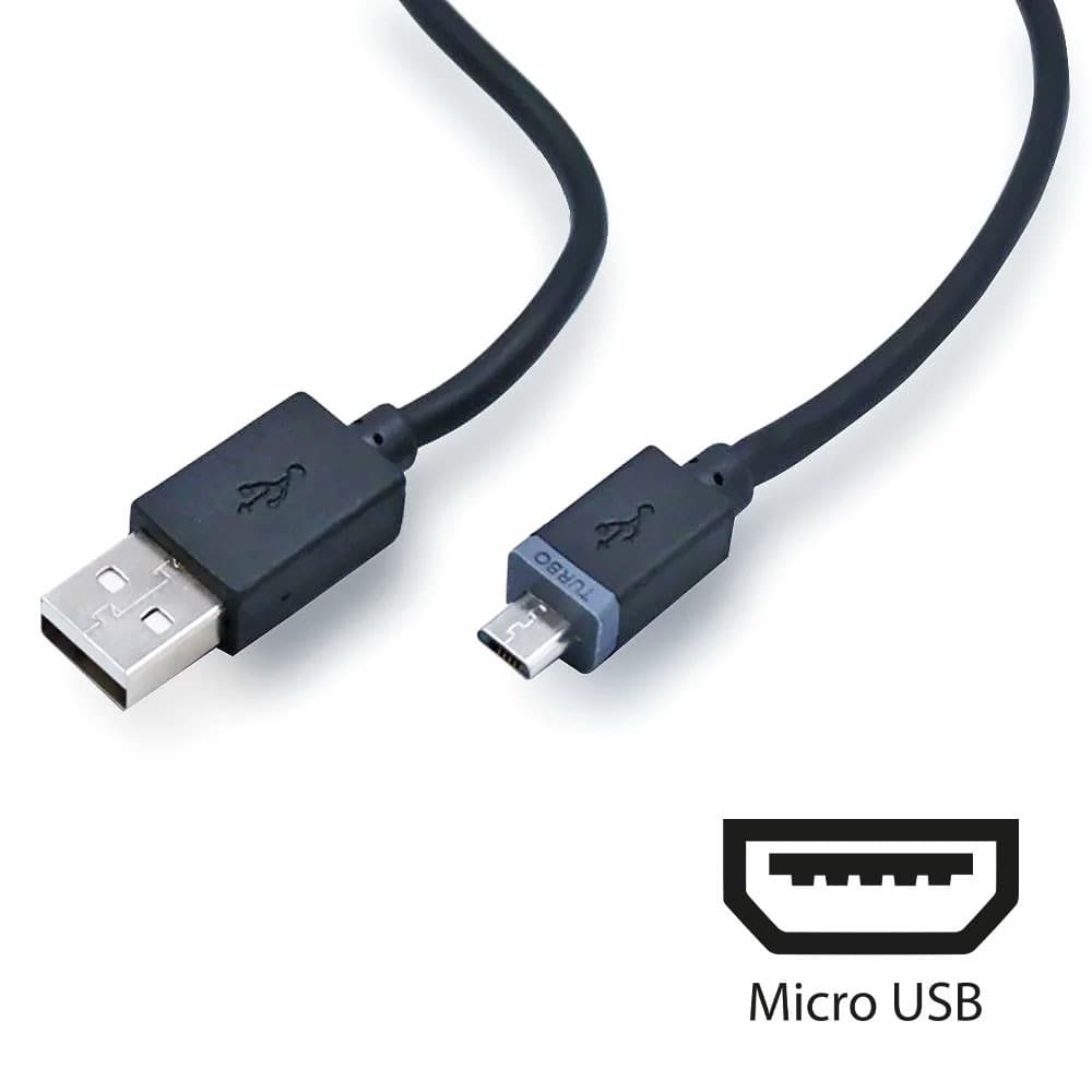 Cabo Micro USB V8 Turbo 35w 1 metro
