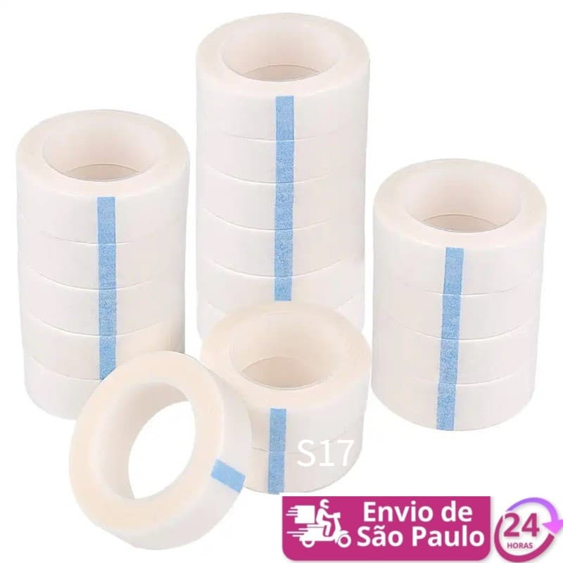 Fita Micropore Antialérgica 12 Unidades para Extensão de Cílios Natura 16S