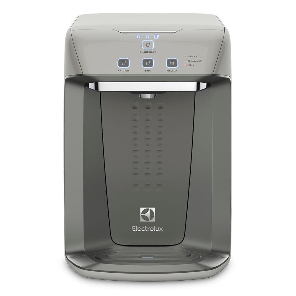 Purificador Electrolux Eletrônico c/ Painel Digital e Filtro Luz UV Bivolt Cinza (PA31G)