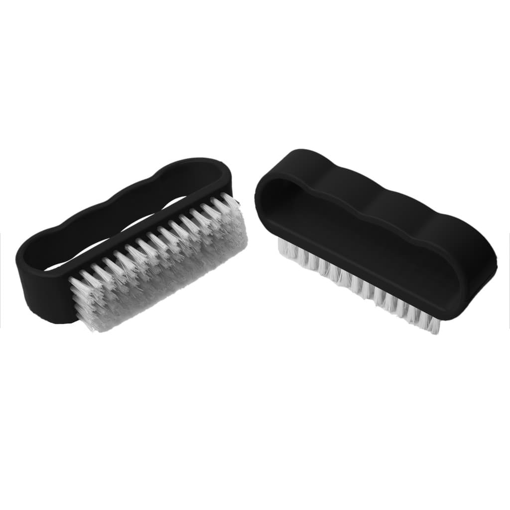 ESCOVA REFORÇADA PARA LIMPEZA UNHA MANICURE PEDICURE CERDA NYLON 10CM ELLOPLAS