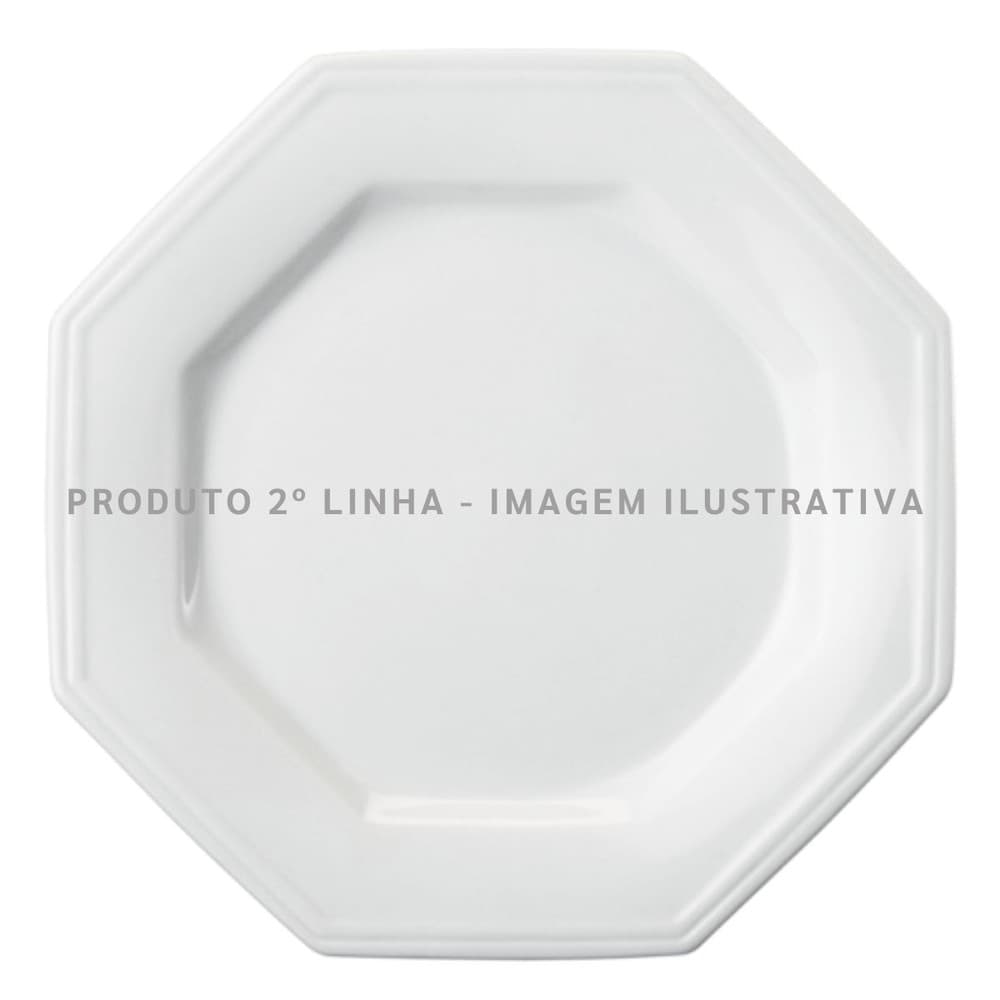 Prato Raso 28cm Porcelana Schmidt - Mod. Prisma 2° LINHA 077