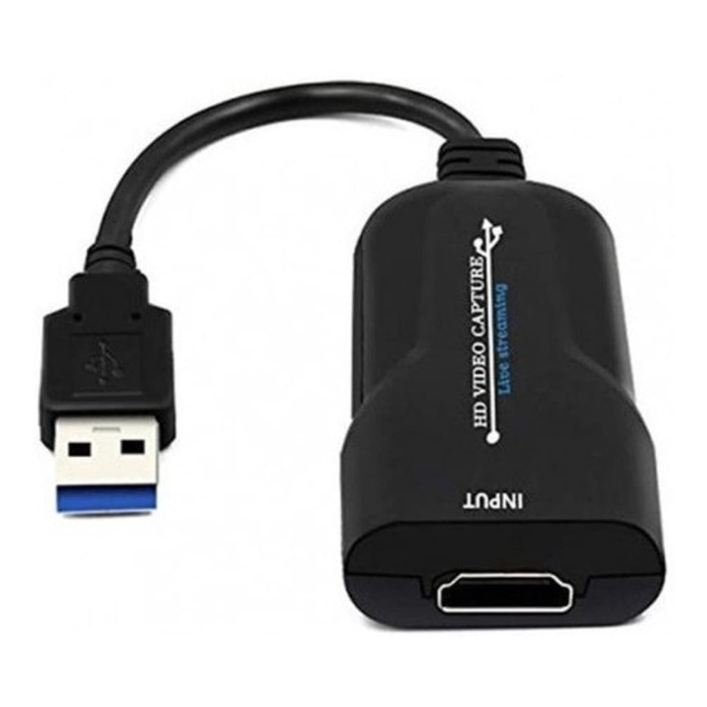 Adaptador Compatível com HDMI P/ Usb 3.0 Placa Captura Video Audio 4k 1080p
