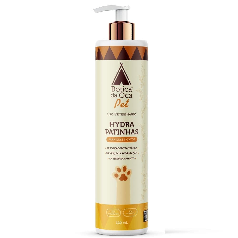 Pomada Hydra Patinhas Pet Regenerador 120ml - Botica Natural Pet