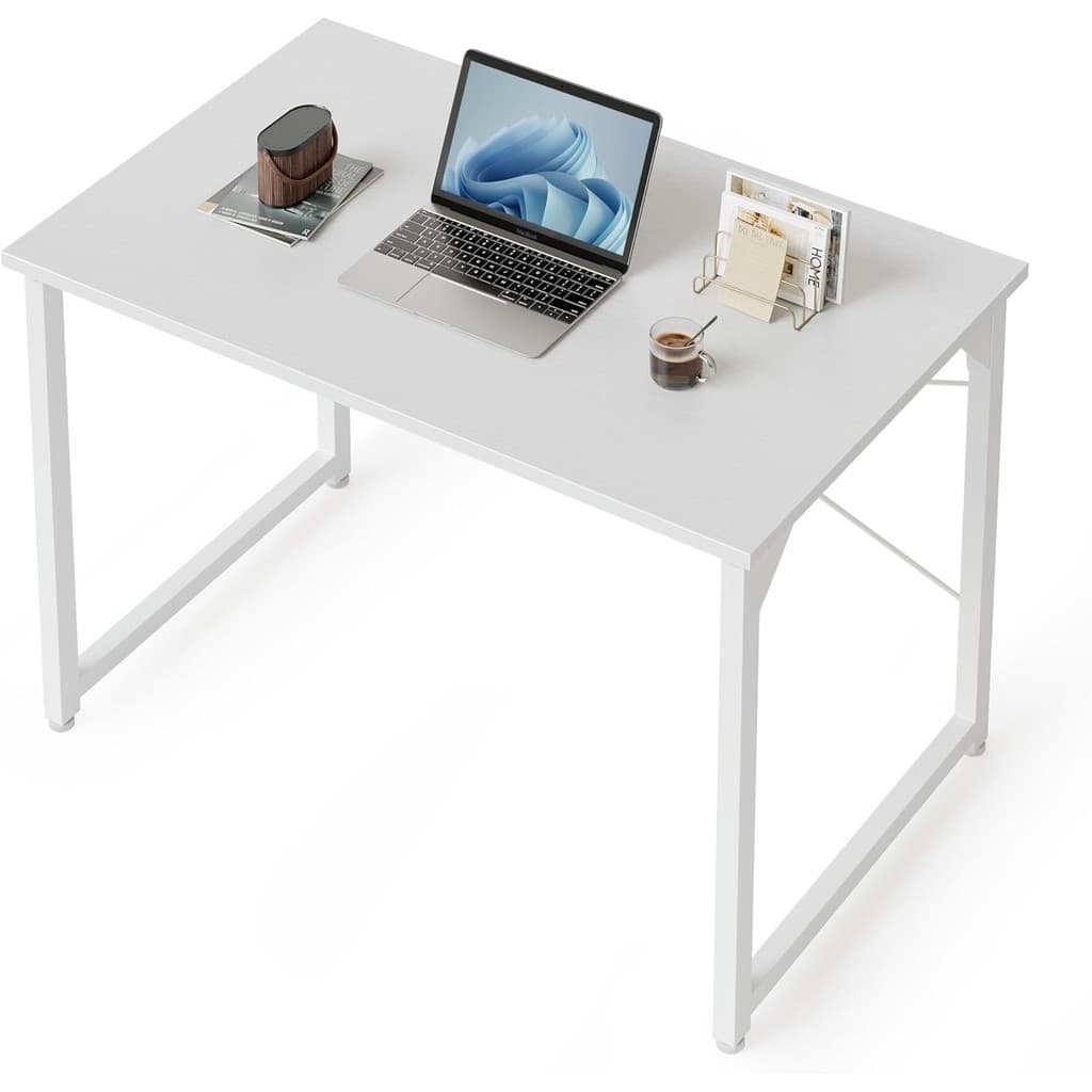 Escrivaninha Mesa Multiuso Escritorio Branca 90X45 cm MDF Home Office Quarto Moderna Qualidade