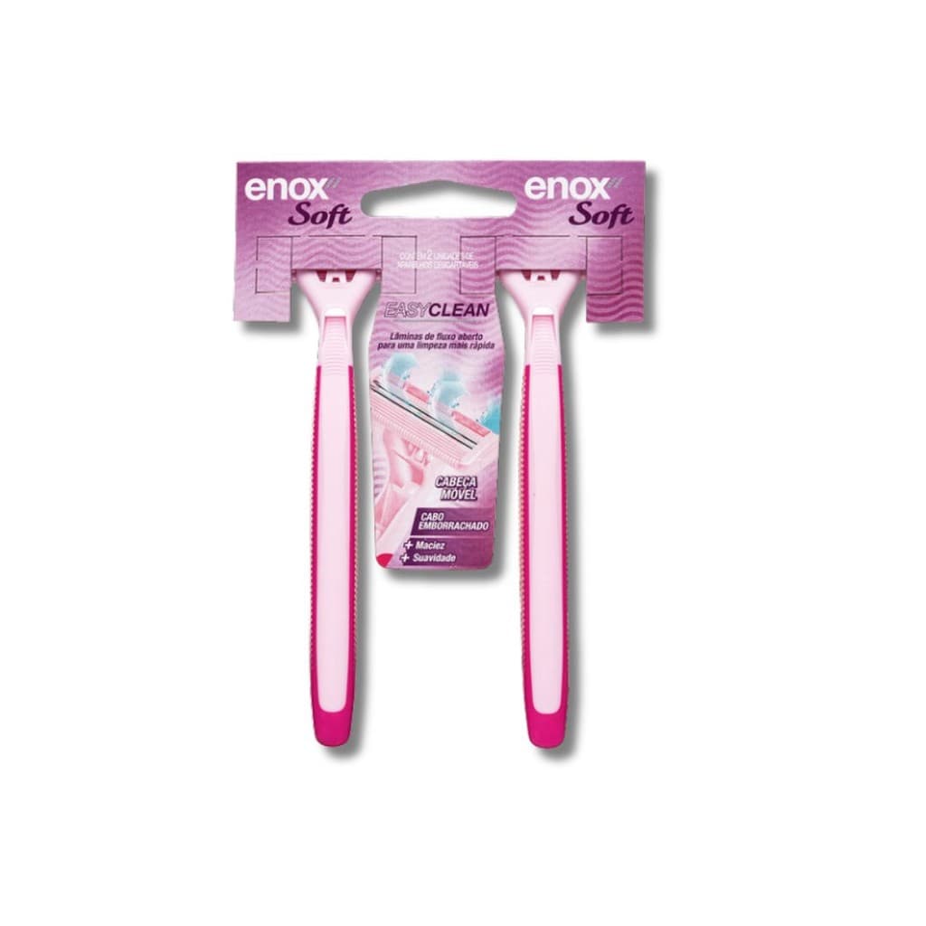 Aparelho De Barbear Enox Feminino Soft Descartável 2x1