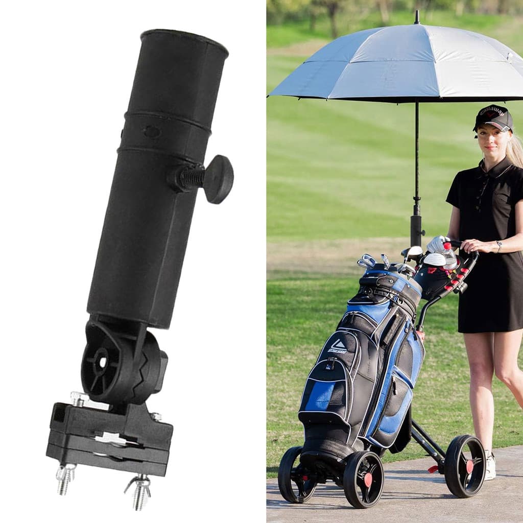Popular Ao Ar Livre Durável Clube De Golfe Guarda-Chuva Titular Suporte Para Bicicleta Buggy Carrinho Do Bebê Cadeira De