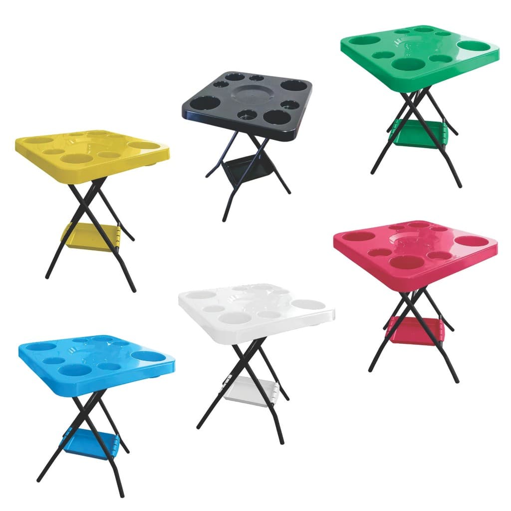 Mesa Petisqueira Desmontável Portátil Para Churrasco Camping Praia e Piscina