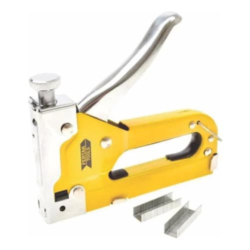 Grampeador Tapeceiro Profissional 4-14mm Com 200 Grampos Fertak