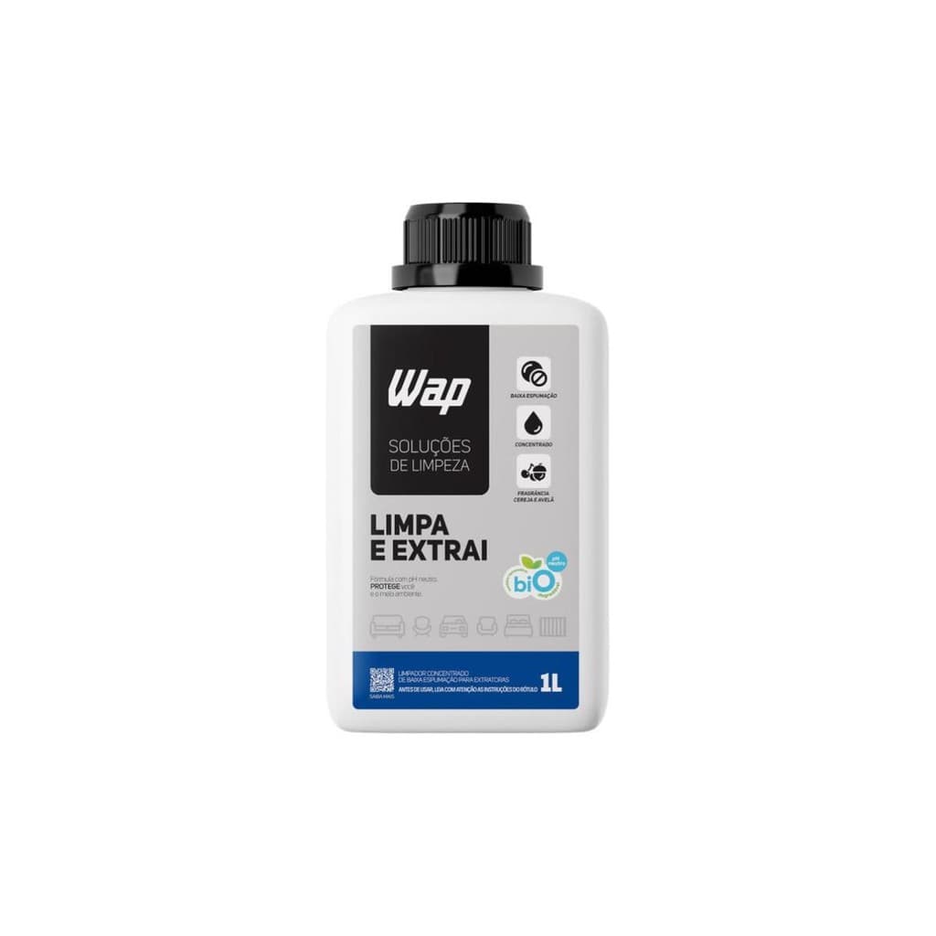 Detergente Limpador Para Extratoras Wap Limpa Extrai 1litro