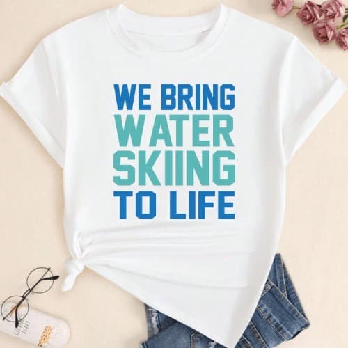 Camiseta Camisa Estilo Retro Algodao Feminina Tendencia  Confort Estampa Texto Macio